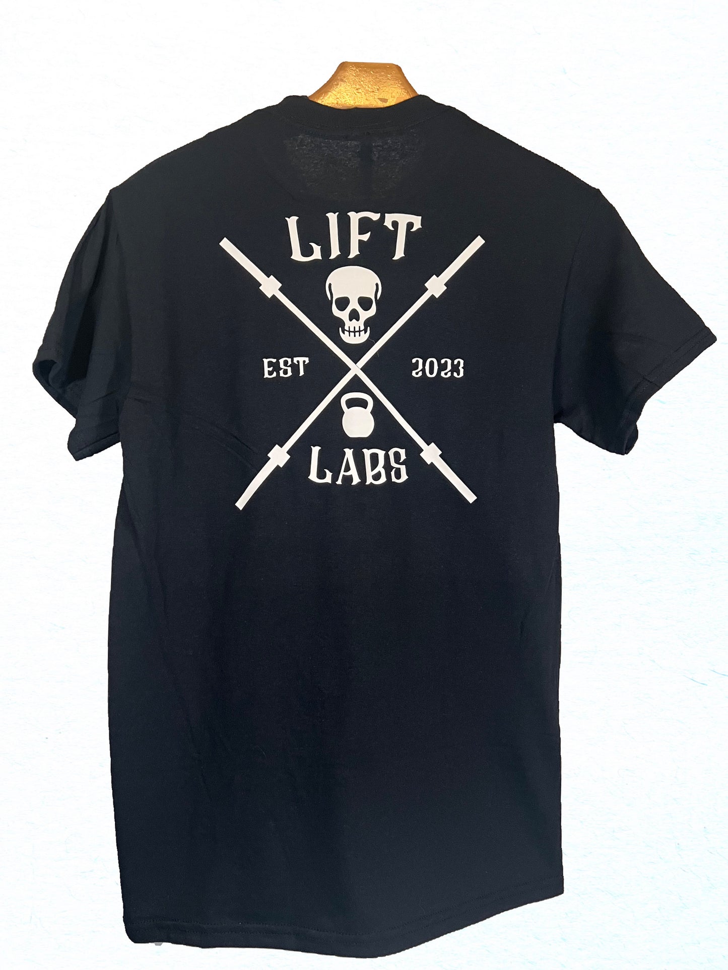Barbell & Skull Strength T-Shirt (Black)